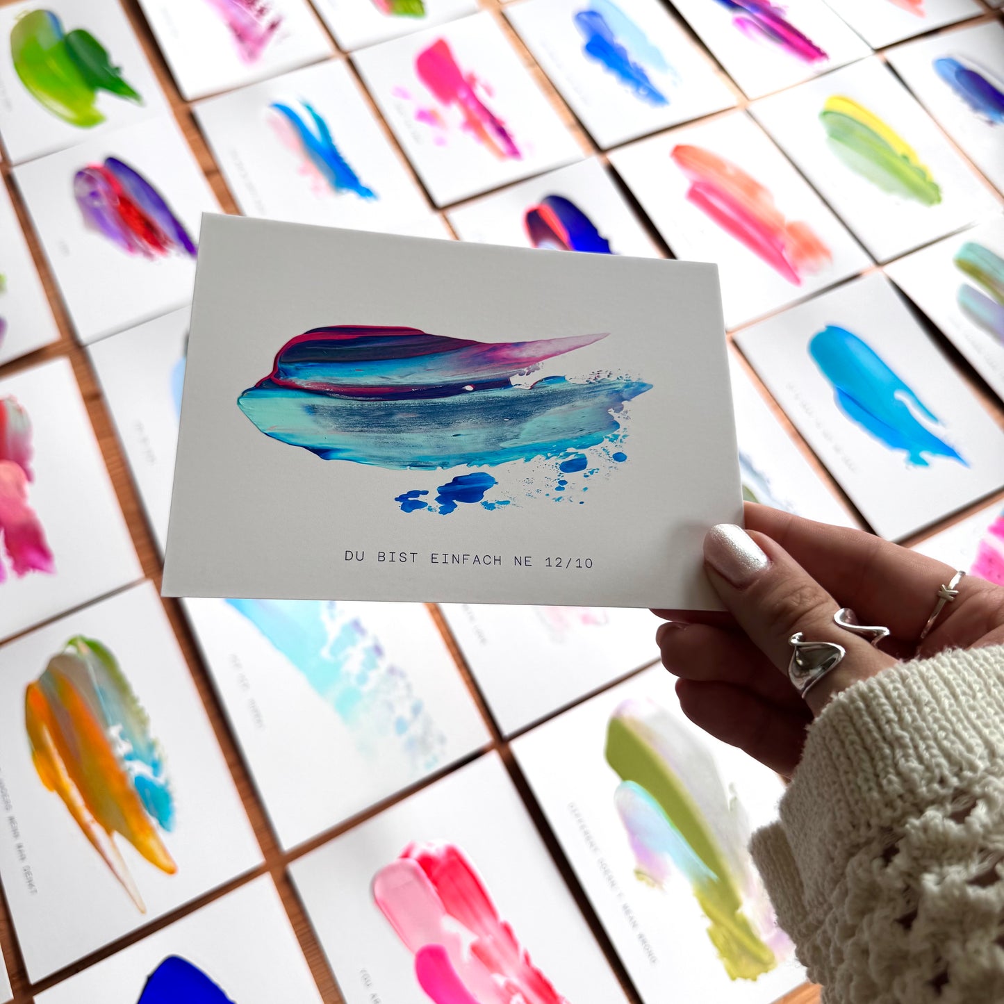Seelenwärmer | Hand painted Grußkarte