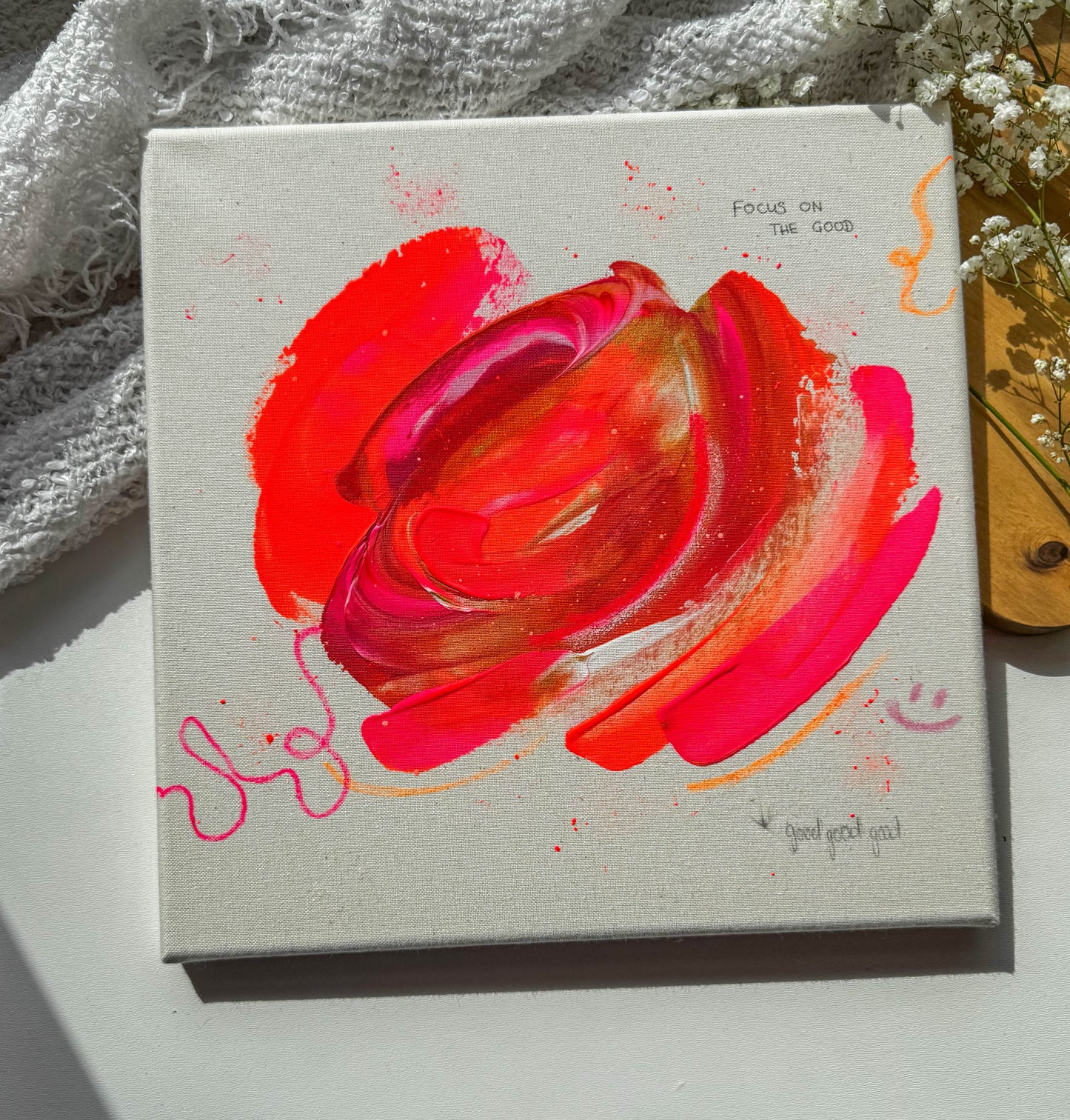 Focus on the good | Original Artwork