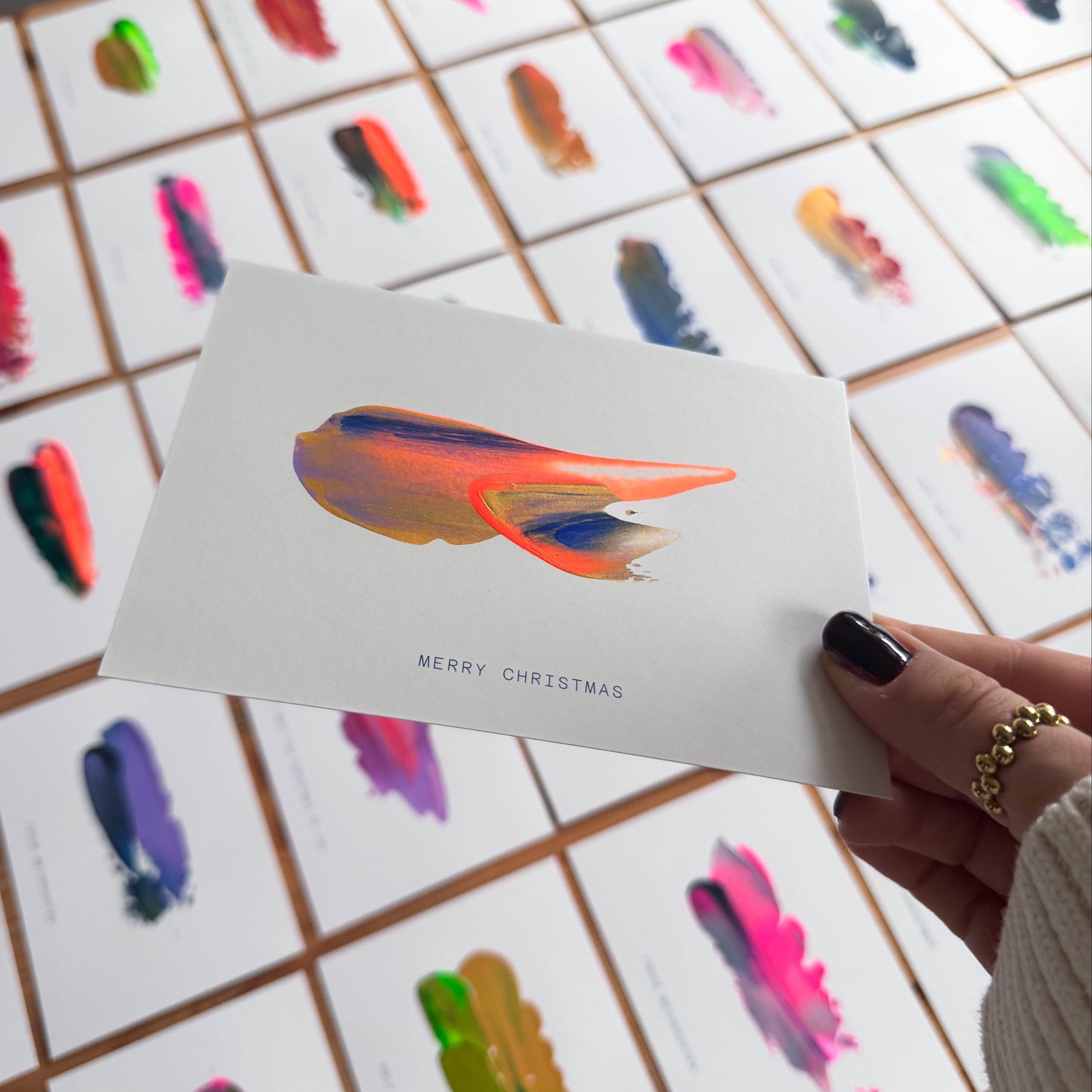 Seelenwärmer 5er Set | Hand Painted Grußkarten