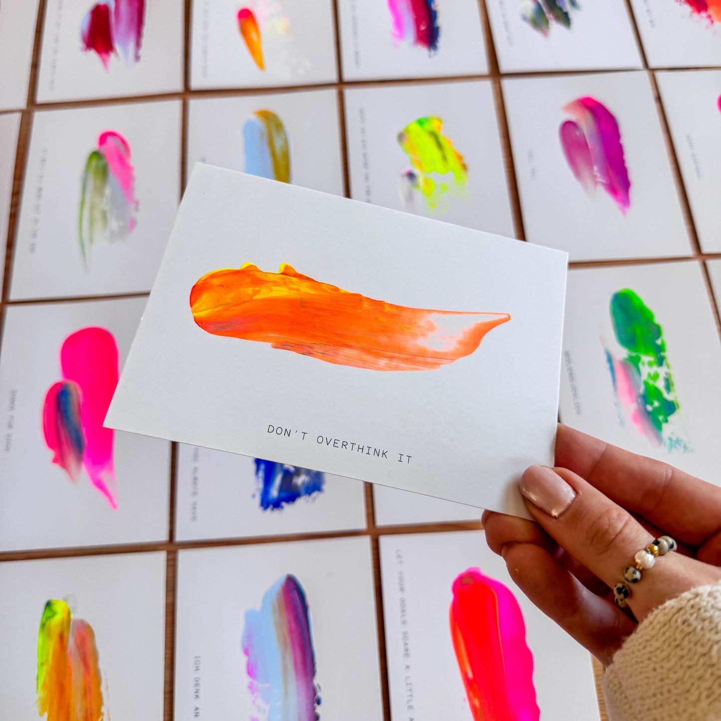 Seelenwärmer | Hand painted Grußkarte