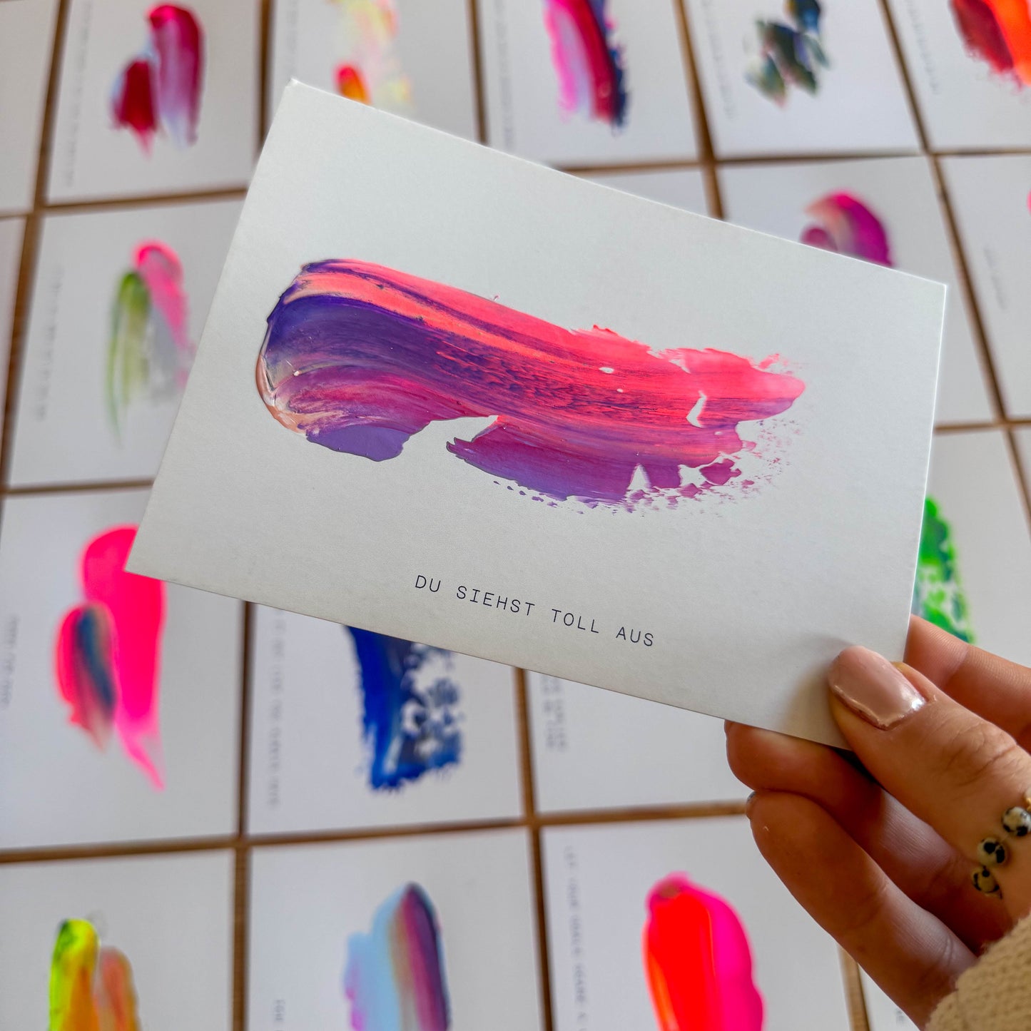 Seelenwärmer | Hand painted Grußkarte