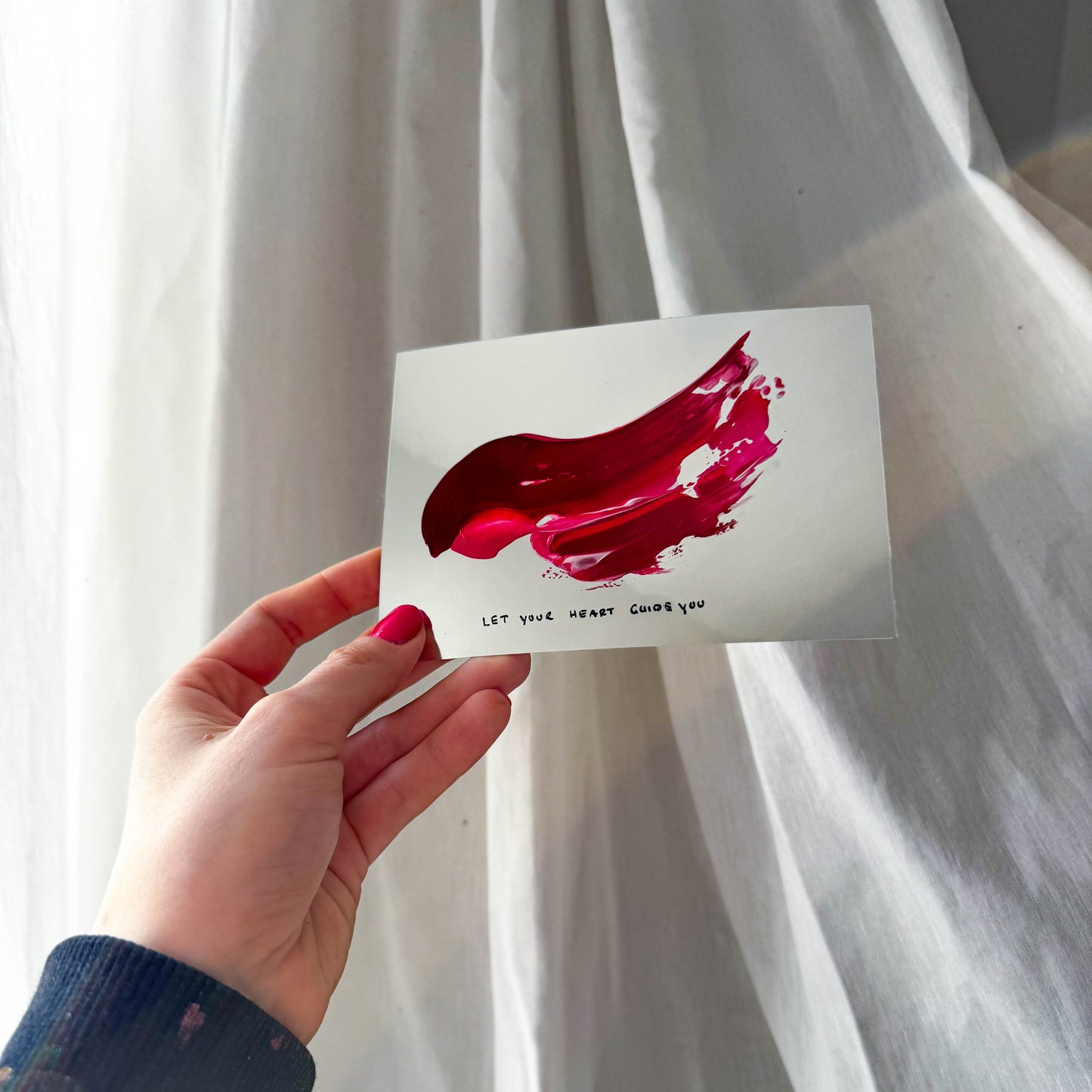 Selflove Seelenwärmer | Hand painted Karte