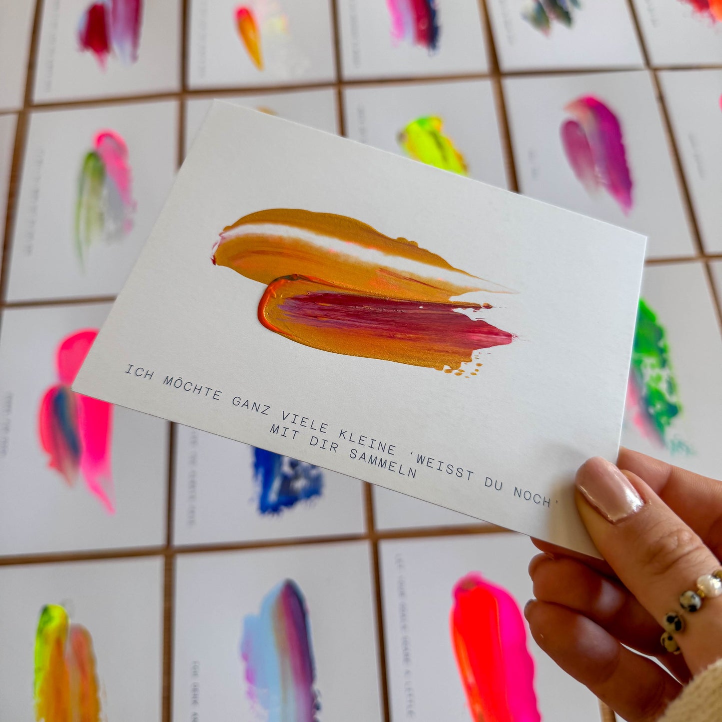 Seelenwärmer | Hand painted Grußkarte
