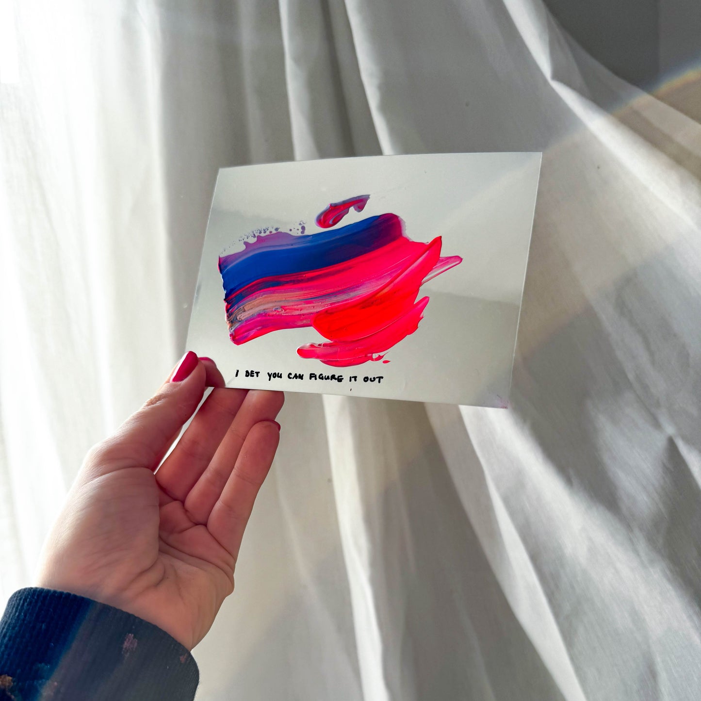 Selflove Seelenwärmer | Hand painted Karte