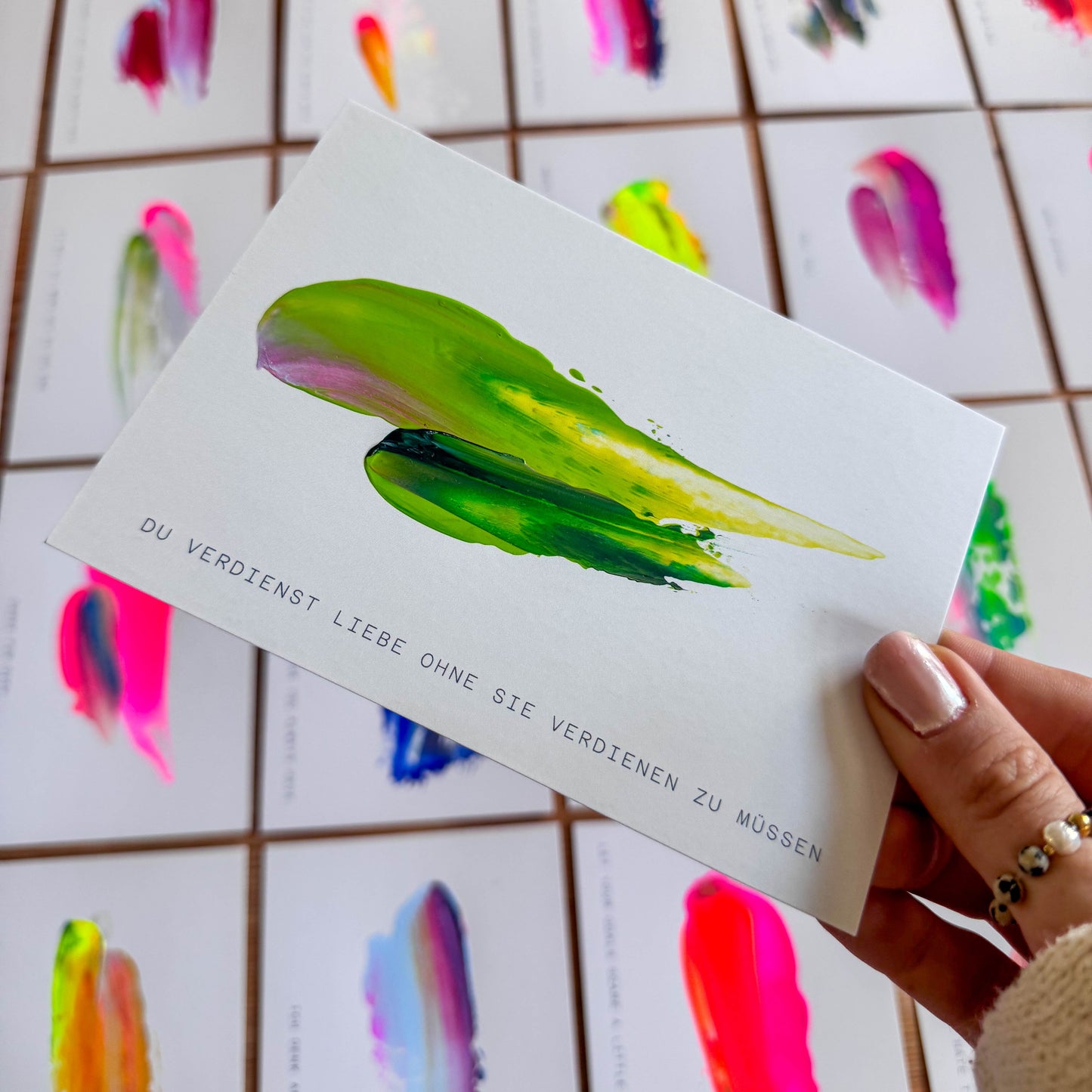 Seelenwärmer | Hand painted Grußkarte