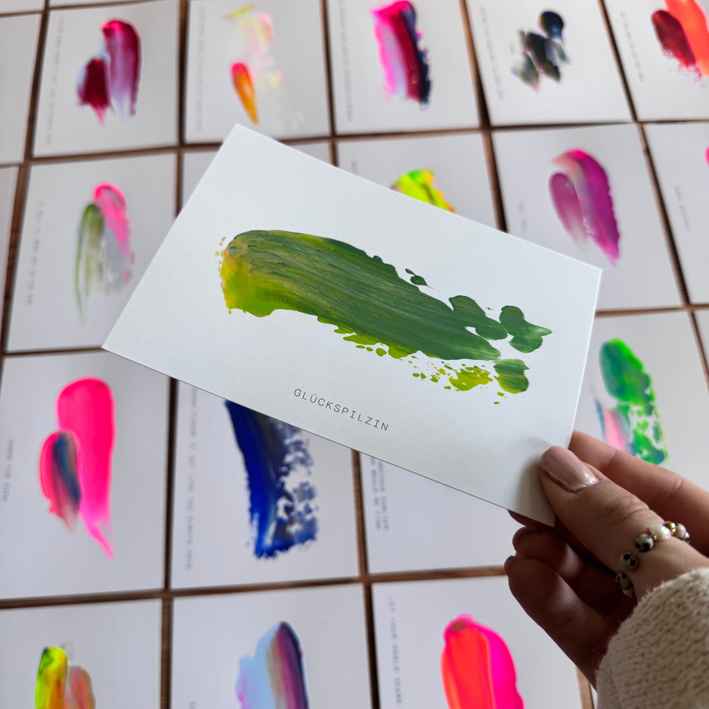 Seelenwärmer | Hand painted Grußkarte