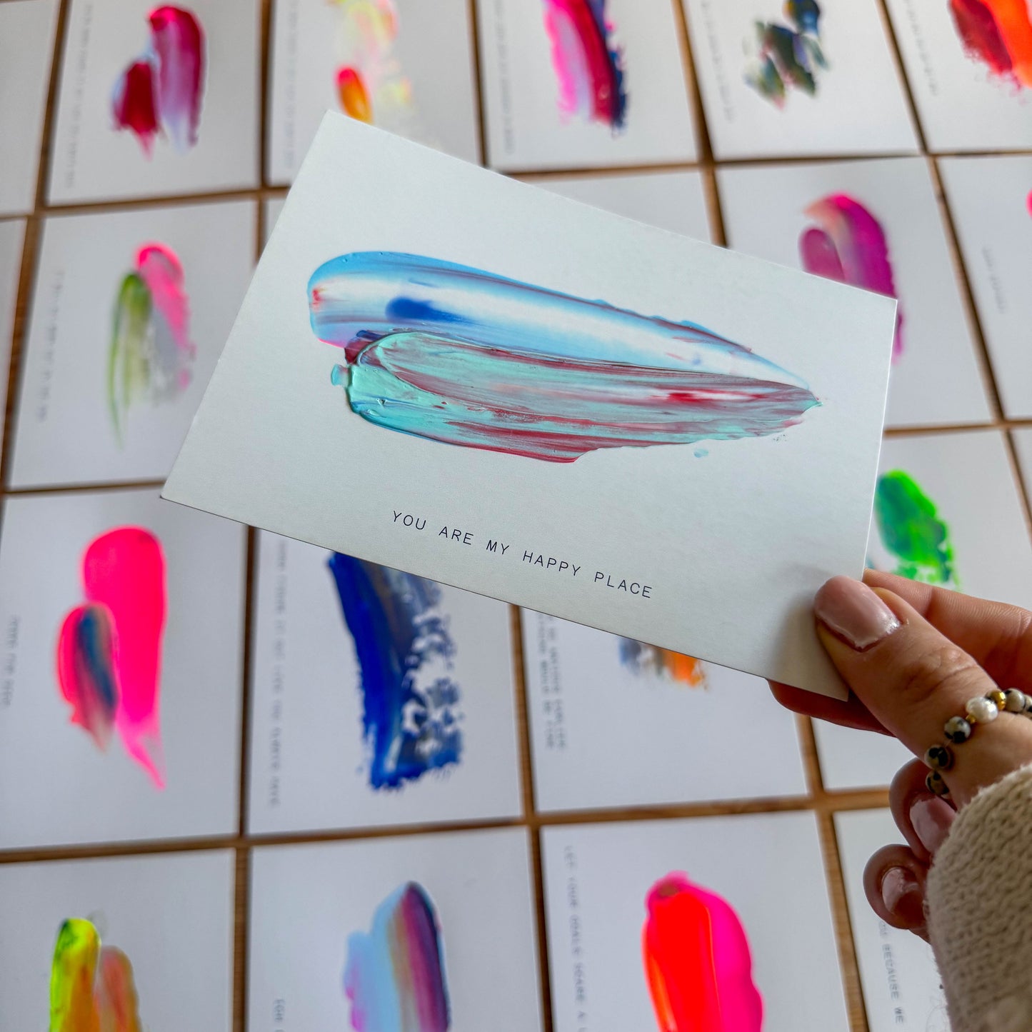 Seelenwärmer | Hand painted Grußkarte