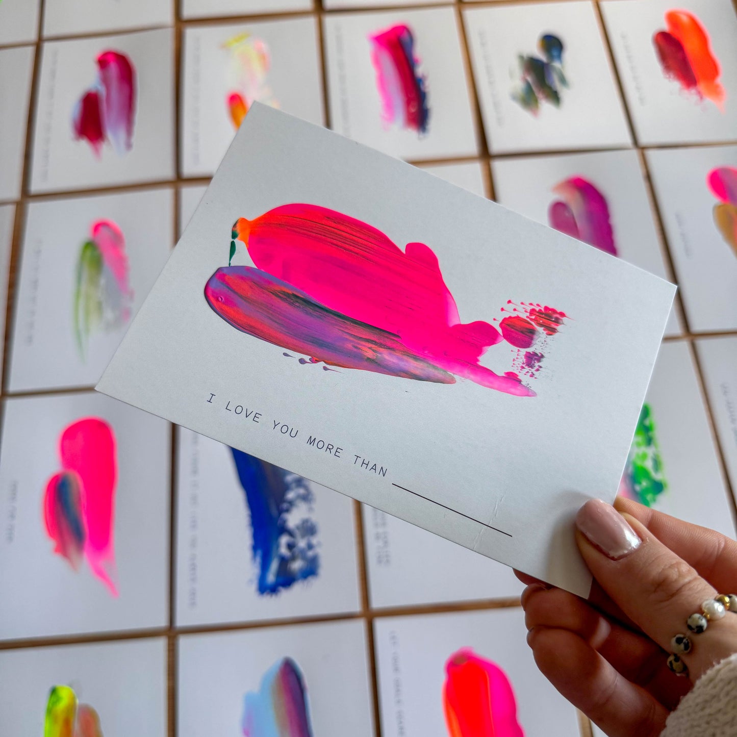 Seelenwärmer | Hand painted Grußkarte