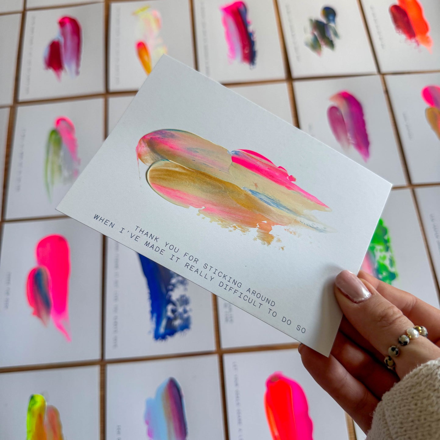 Seelenwärmer | Hand painted Grußkarte