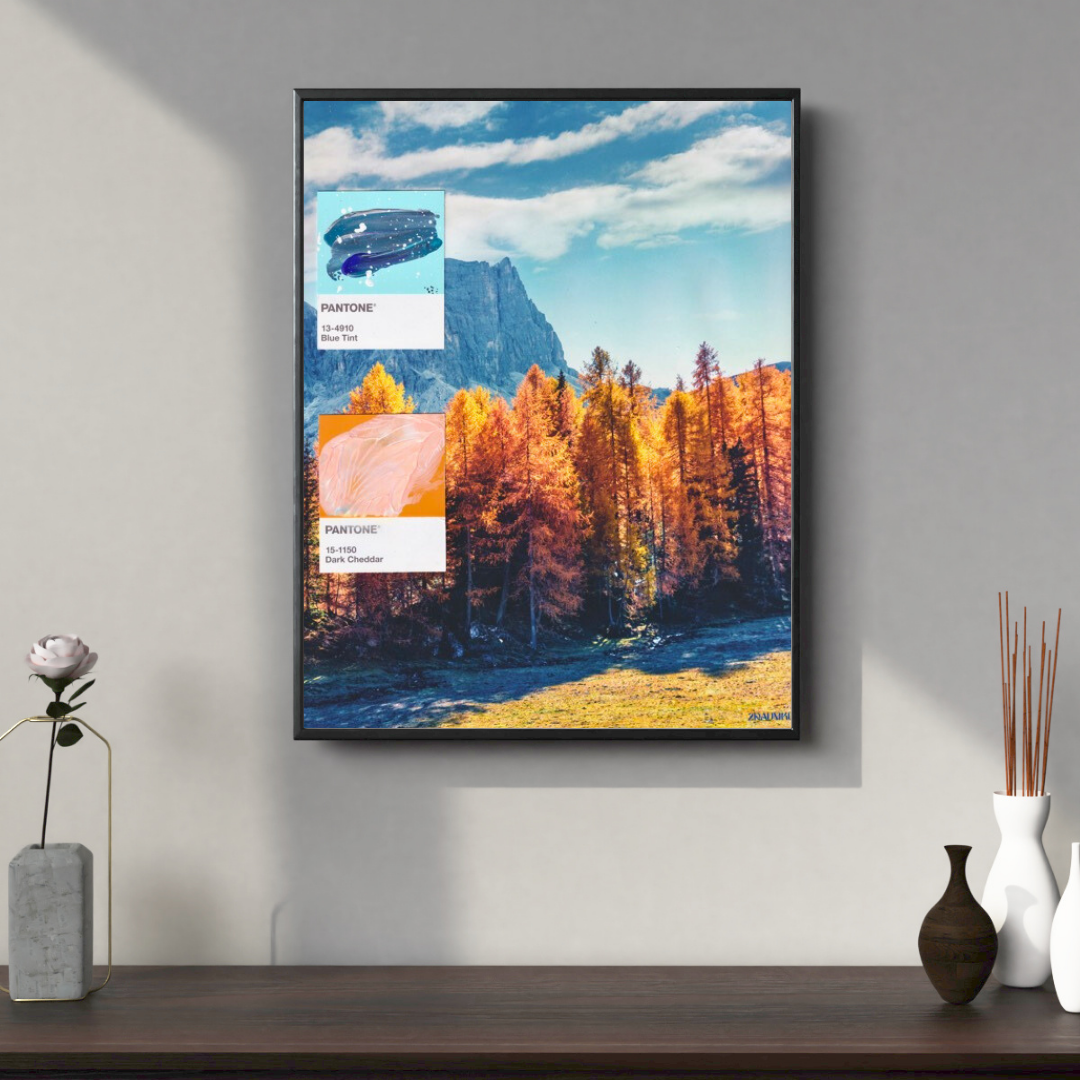 Blue Tint Collage | Paperwork