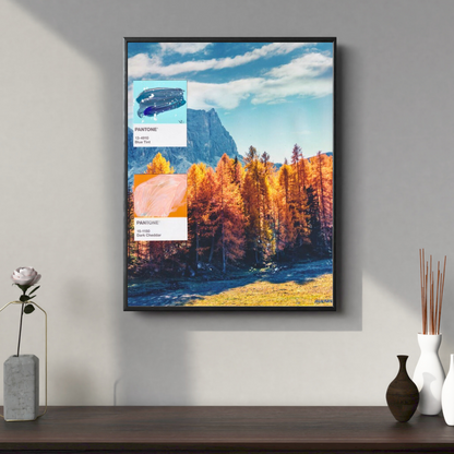 Blue Tint Collage | Paperwork