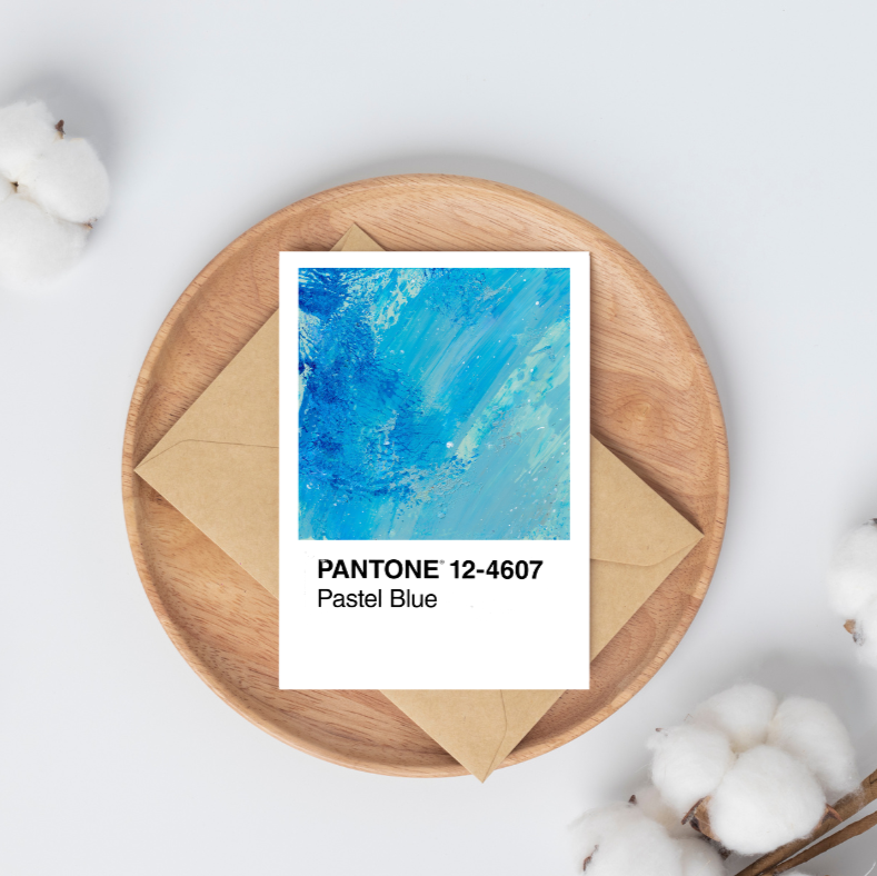 Pastel Blue | Postkarte