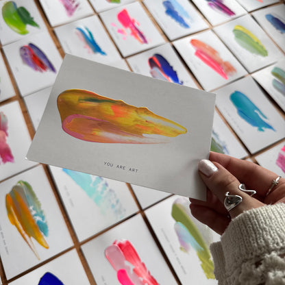 Seelenwärmer | Hand painted Grußkarte