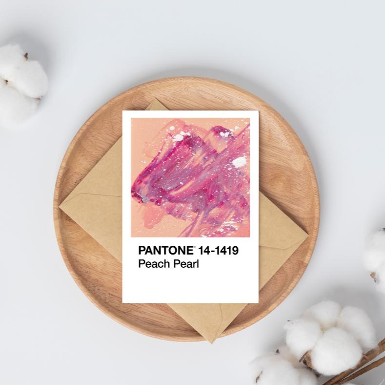 Peach Pearl | Postkarte