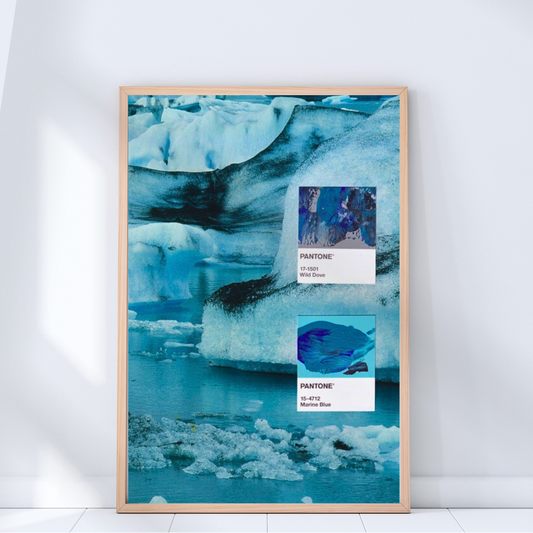 Marine Blue Collage | Paperwork