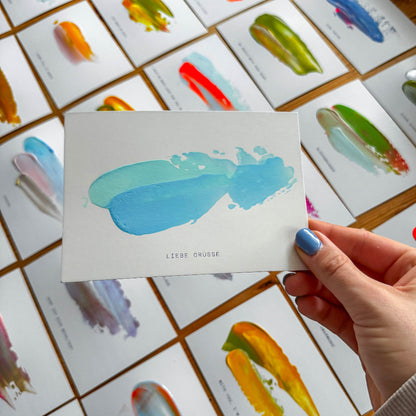 Seelenwärmer 5er Set | Hand Painted Grußkarten