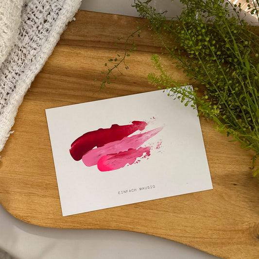 Seelenwärmer | Hand painted Grußkarte