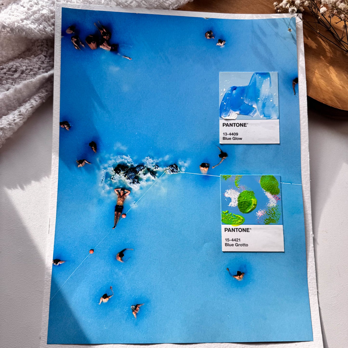 Blue Grotto Collage | Paperwork