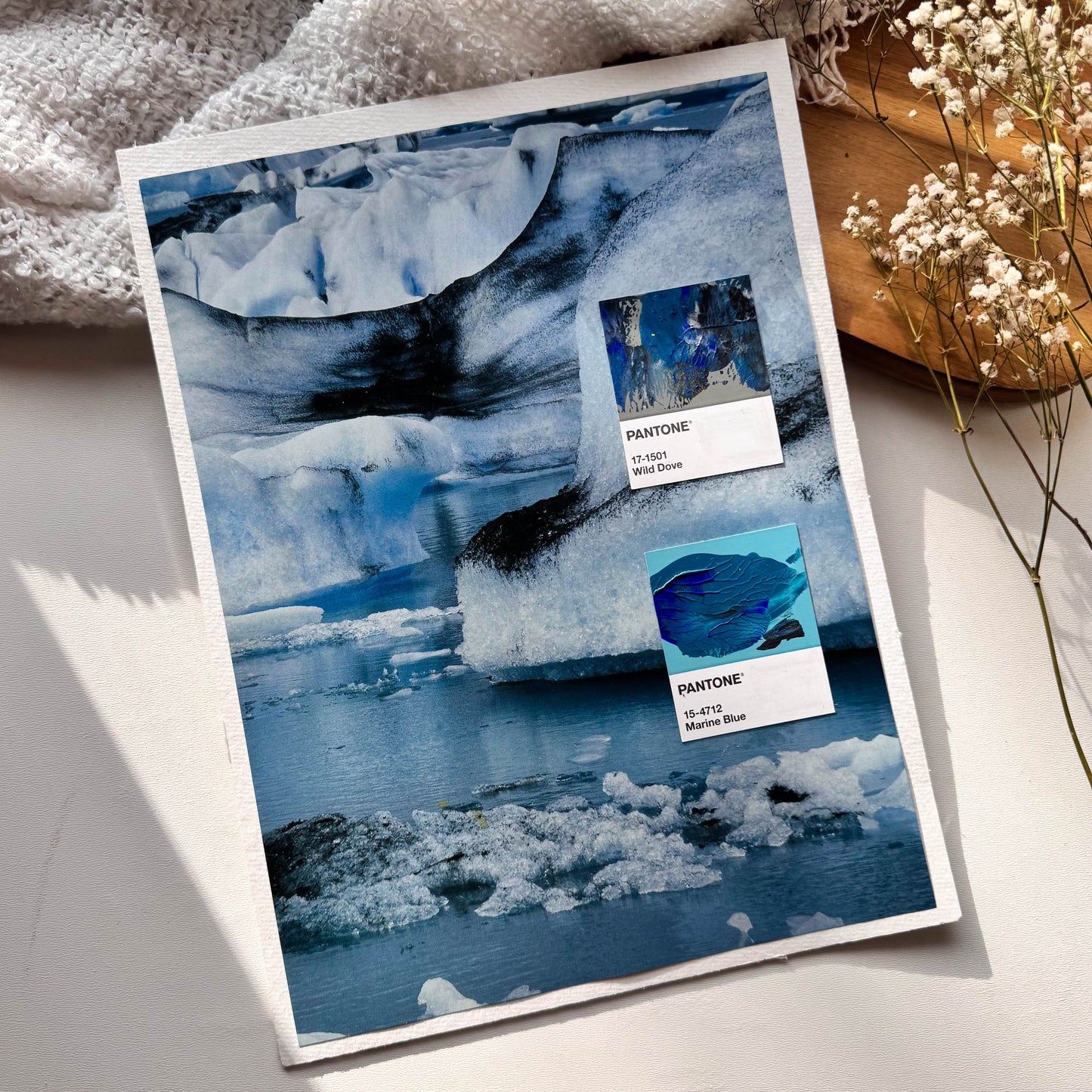 Marine Blue Collage | Paperwork