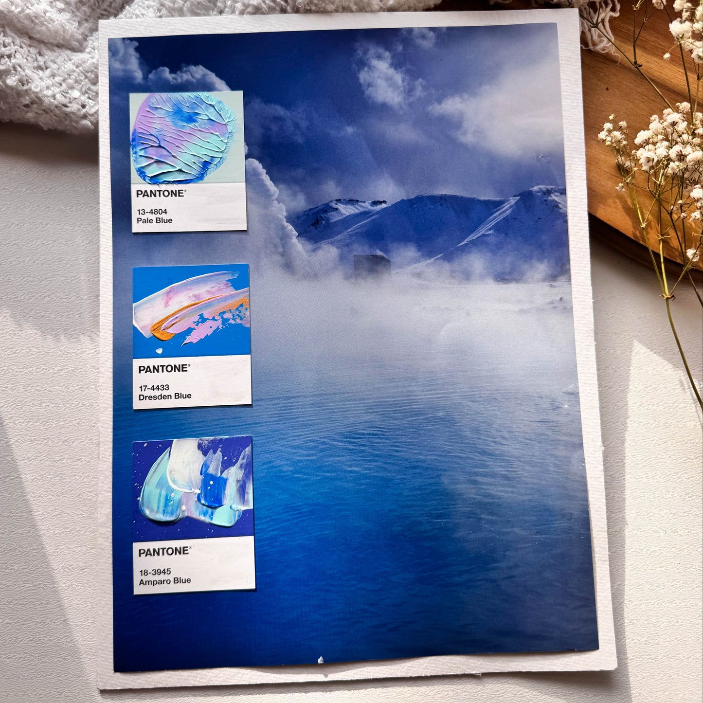 Pale Blue Collage | Paperwork