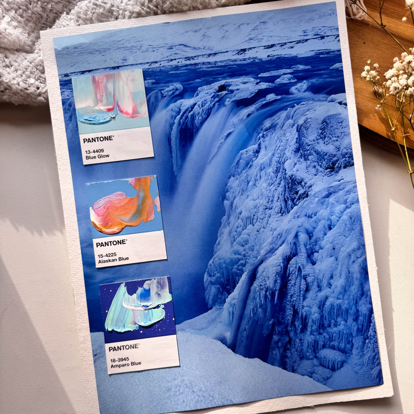 Alaskan Blue Collage | Paperwork