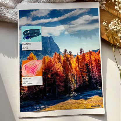 Blue Tint Collage | Paperwork