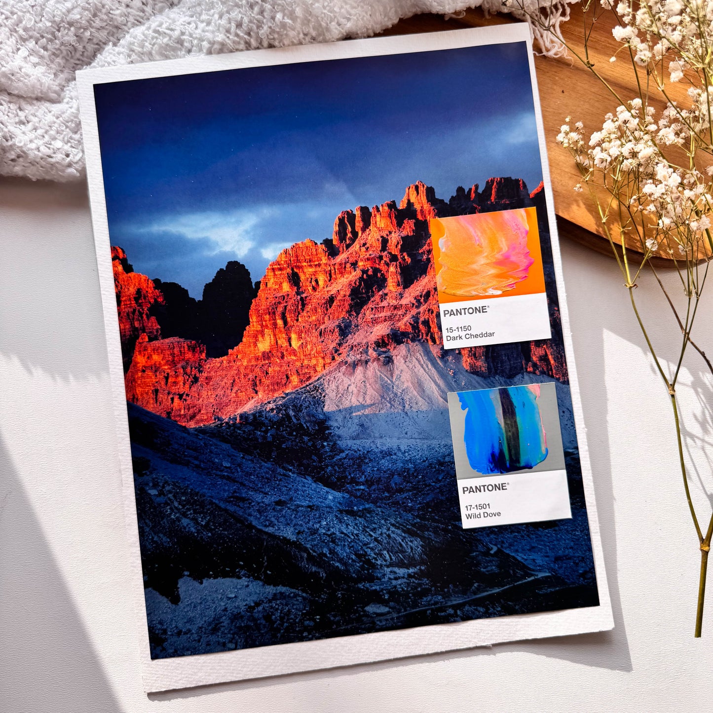 Dark Cheddar Collage | Paperwork