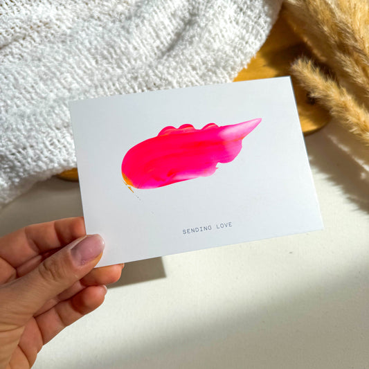 Seelenwärmer | Hand painted Grußkarte
