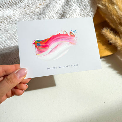 Seelenwärmer | Hand painted Grußkarte