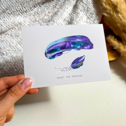 Seelenwärmer | Hand painted Grußkarte