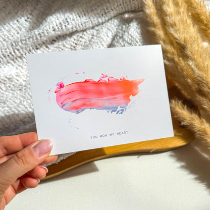 Seelenwärmer | Hand painted Grußkarte