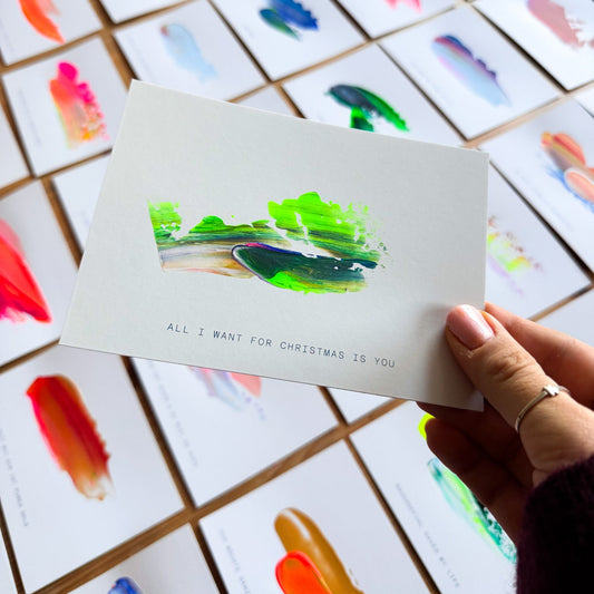 Christmas Seelenwärmer | Hand painted Grußkarte