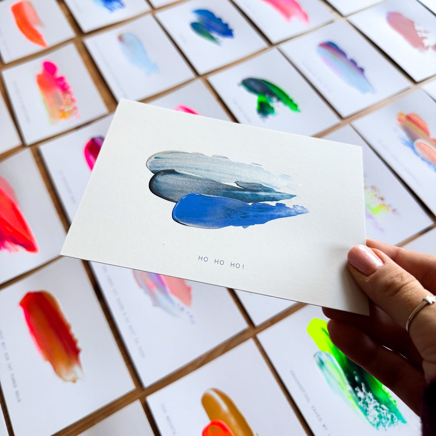 Christmas Seelenwärmer | Hand painted Grußkarte