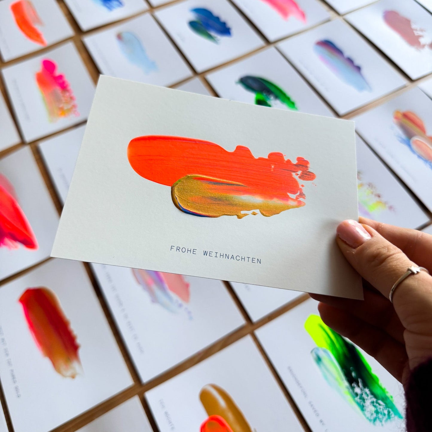 Christmas Seelenwärmer | Hand painted Grußkarte