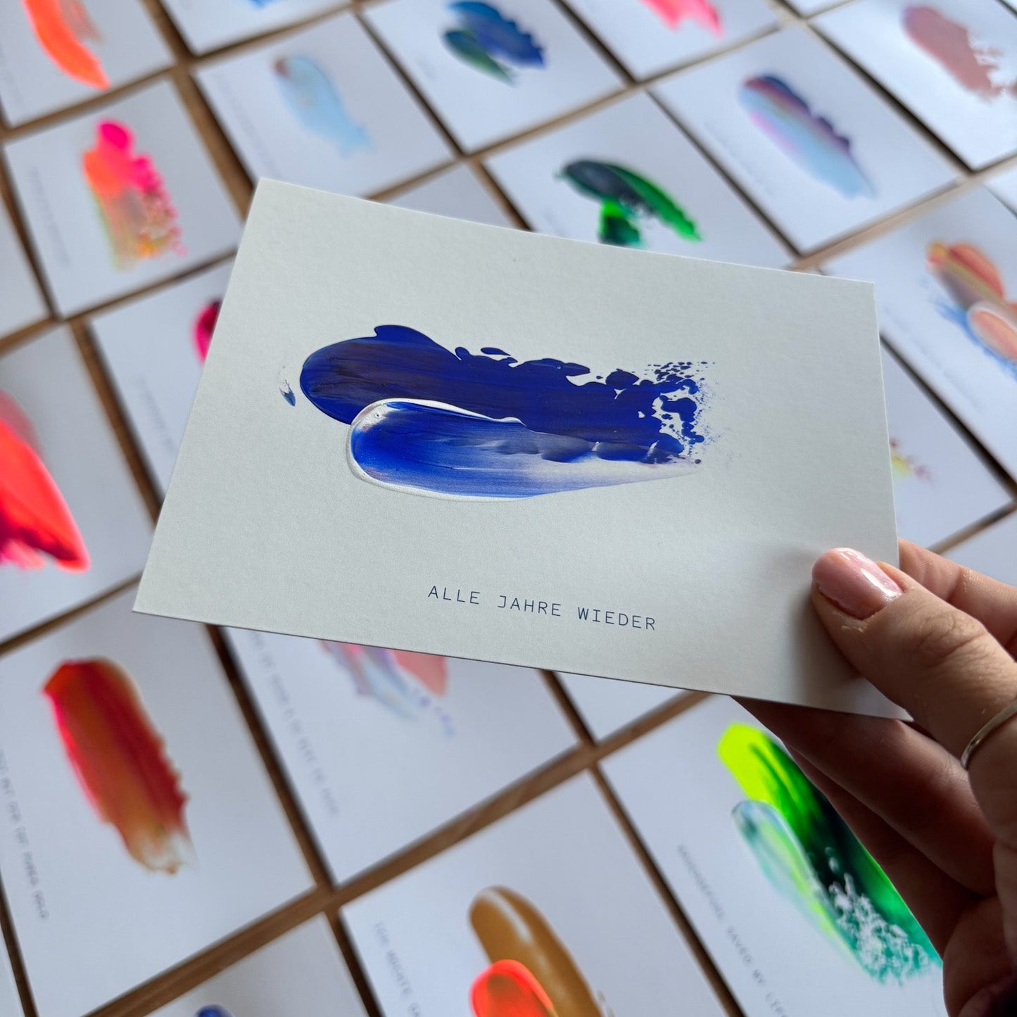 Christmas Seelenwärmer | Hand painted Grußkarte