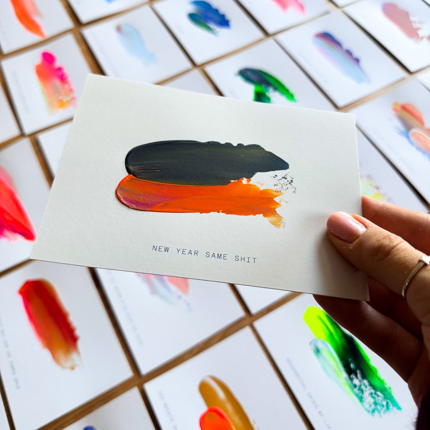 Christmas Seelenwärmer | Hand painted Grußkarte