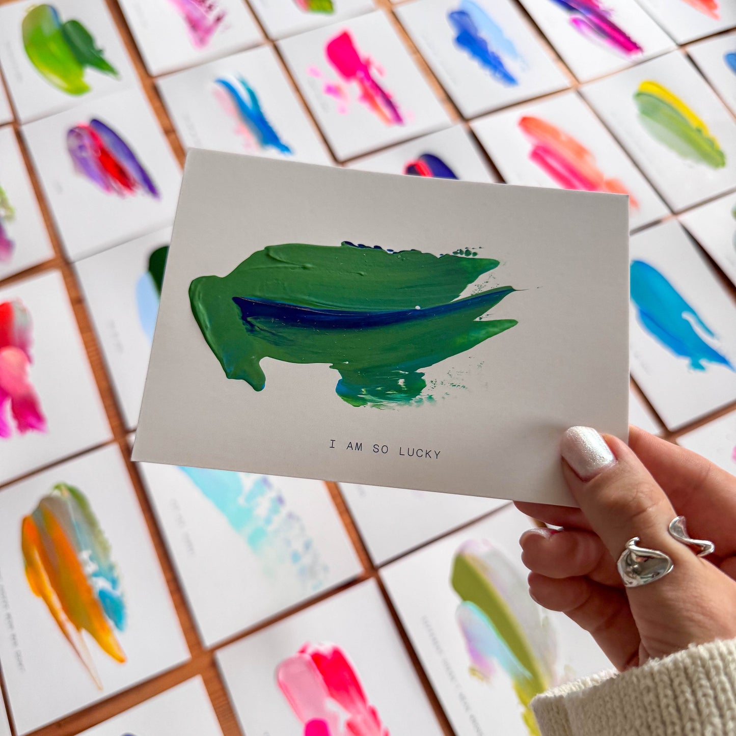 Seelenwärmer | Hand painted Grußkarte