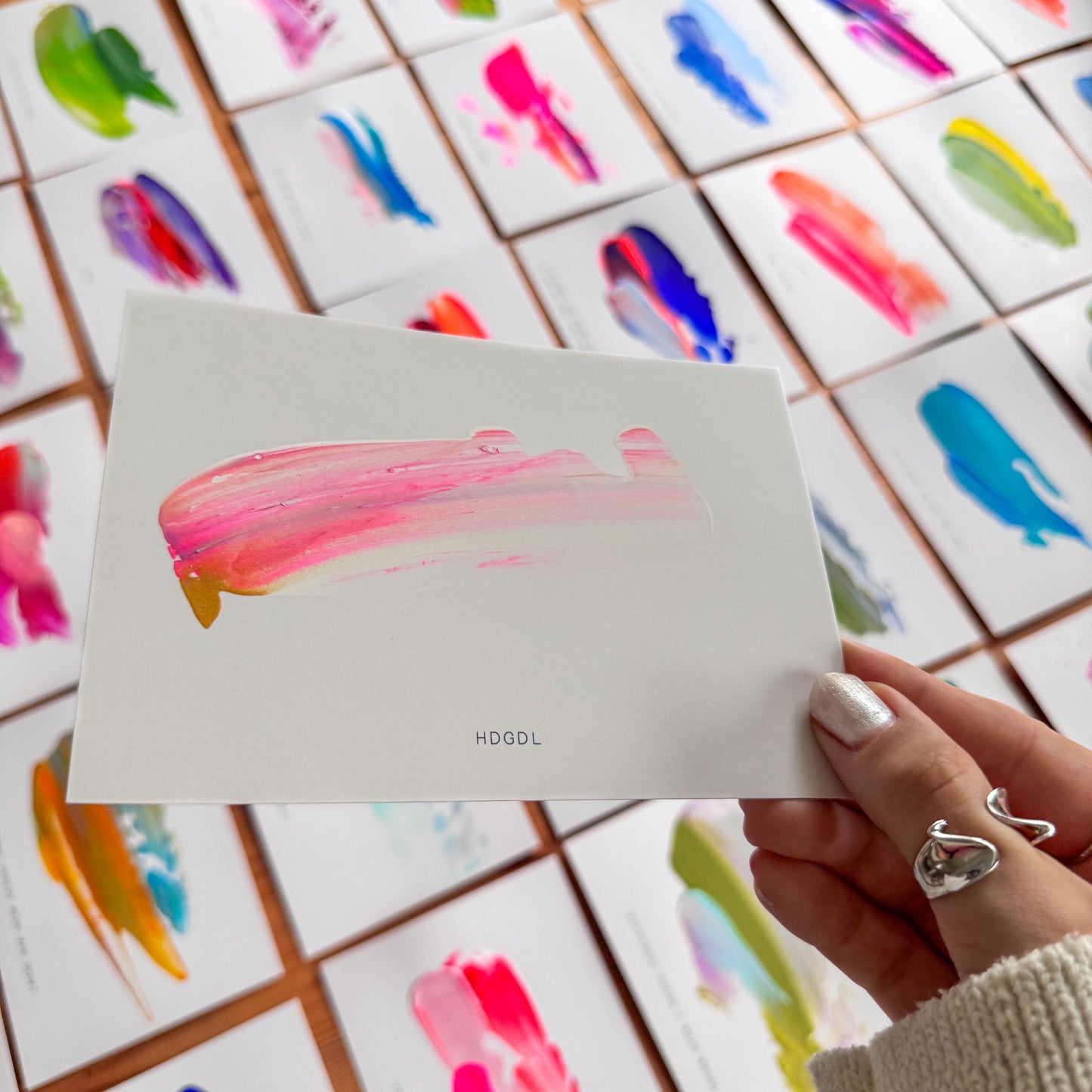 Seelenwärmer | Hand painted Grußkarte