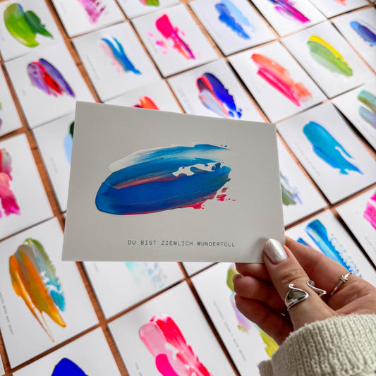 Seelenwärmer | Hand painted Grußkarte