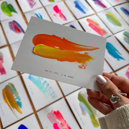 Seelenwärmer | Hand painted Grußkarte