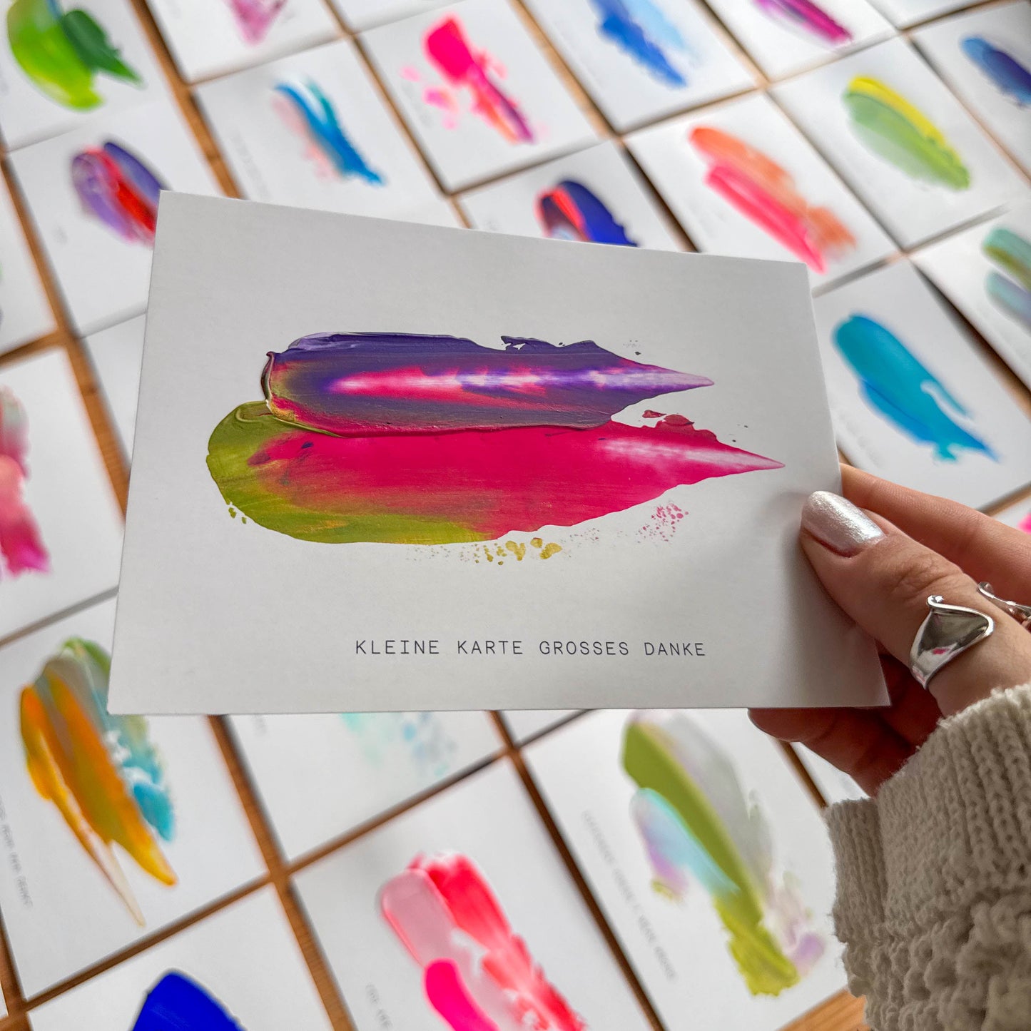 Seelenwärmer | Hand painted Grußkarte