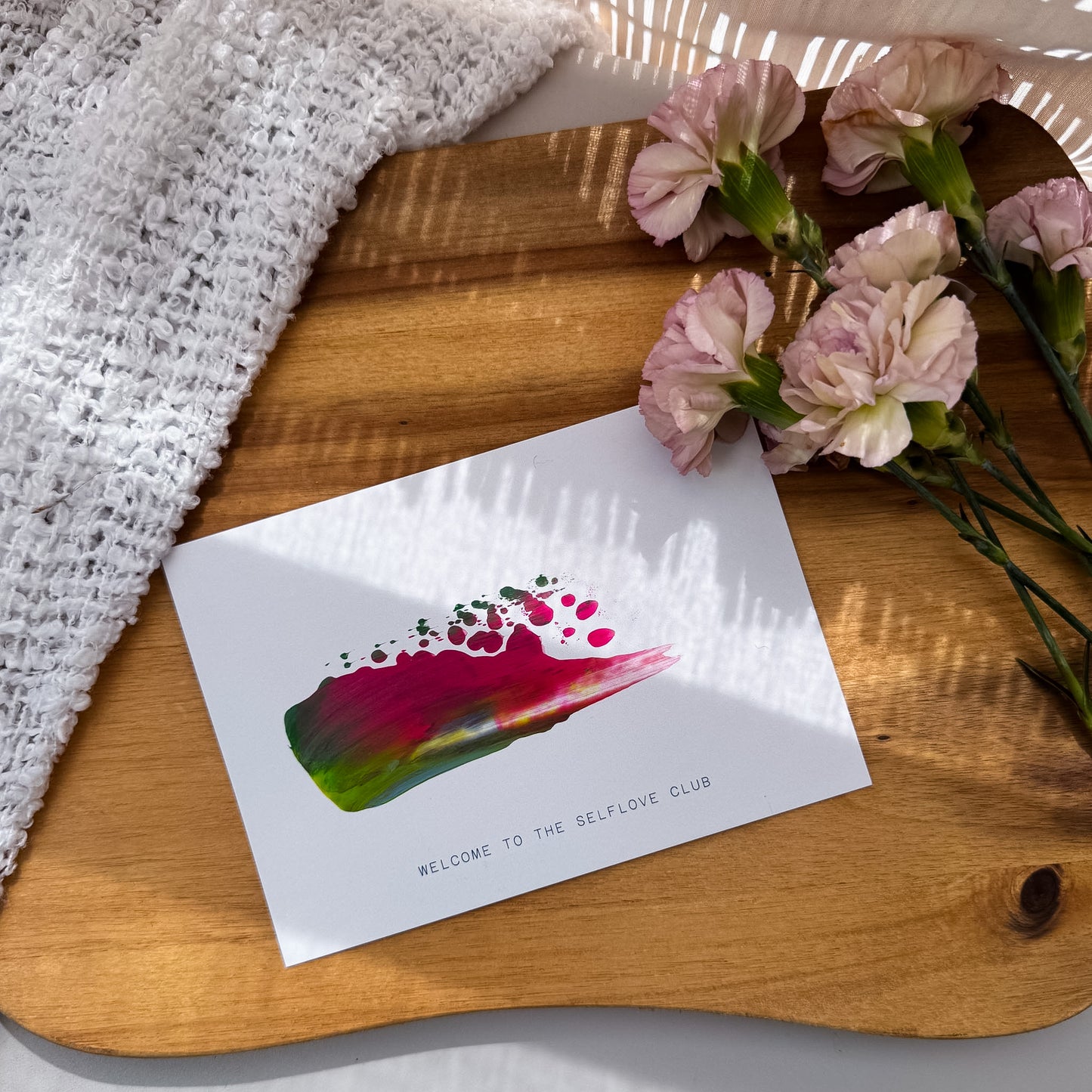 Seelenwärmer | Hand painted Grußkarte