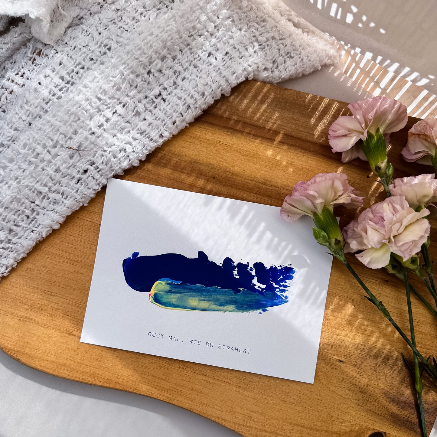 Seelenwärmer | Hand painted Grußkarte