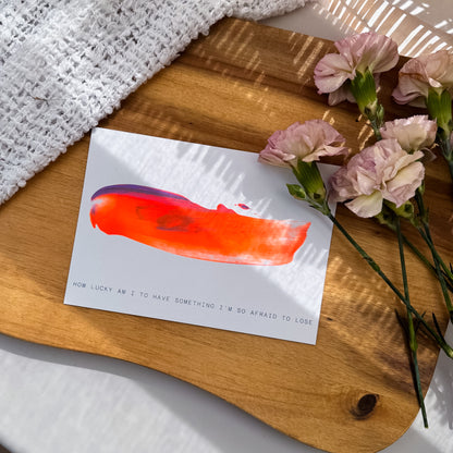 Seelenwärmer | Hand painted Grußkarte