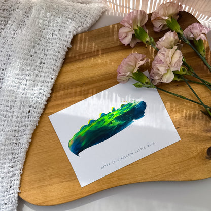 Seelenwärmer | Hand painted Grußkarte