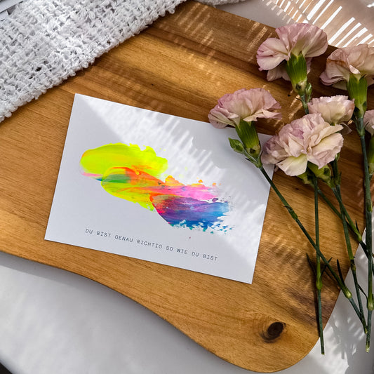 Seelenwärmer | Hand painted Grußkarte