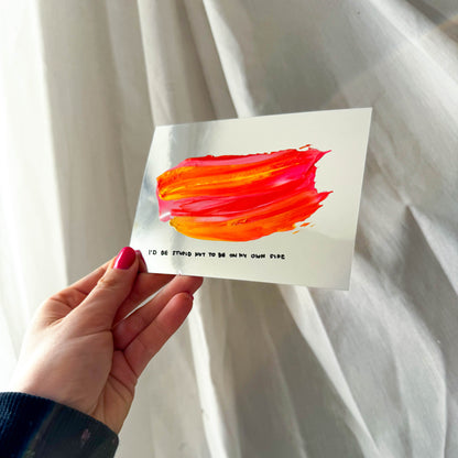 Selflove Seelenwärmer | Hand painted Karte
