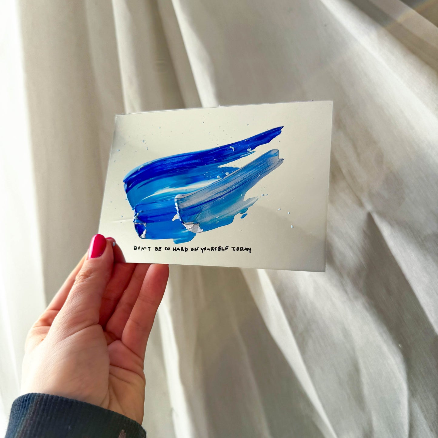 Selflove Seelenwärmer | Hand painted Karte