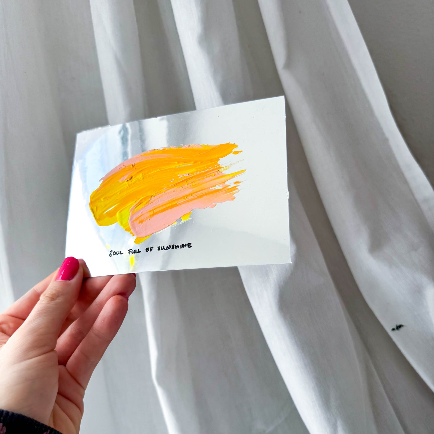 Selflove Seelenwärmer | Hand painted Karte