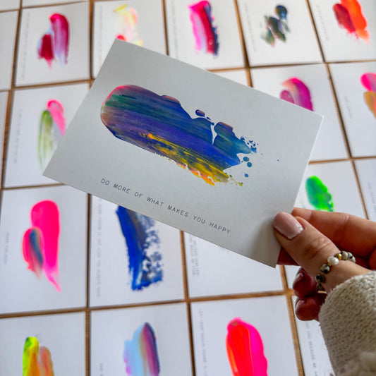 Seelenwärmer | Hand painted Grußkarte
